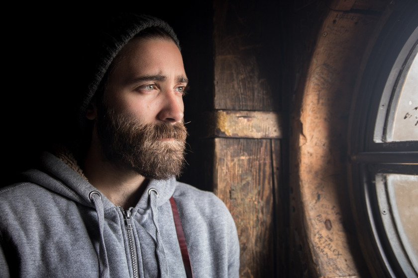 portrait man soft light neutral